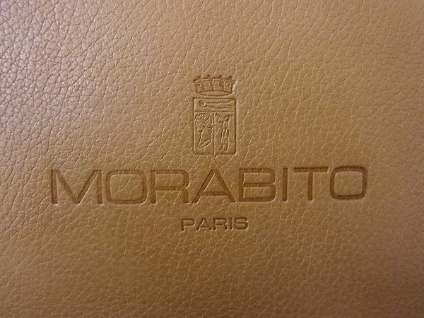 実際に弊社で買取させて頂いたMORABITO/モラビト ハンドバッグ カバン ライトブラウン レザーの画像 4枚目