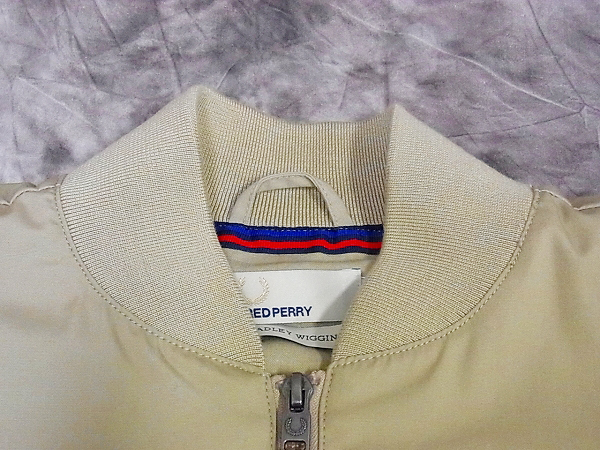 実際に弊社で買取させて頂いたFRED PERRY/フレッドペリー チップソーリブボンバー J3288/Sの画像 5枚目