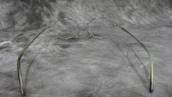 金子眼鏡 恒眸作 ボストン/T270 度入 メガネフレーム シルバーの買取 