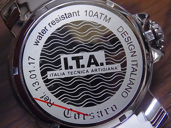 実際に弊社で買取させて頂いたI.T.A./アイティーエー コルサロ 13.01.17 クォーツ/腕時計の画像 5枚目