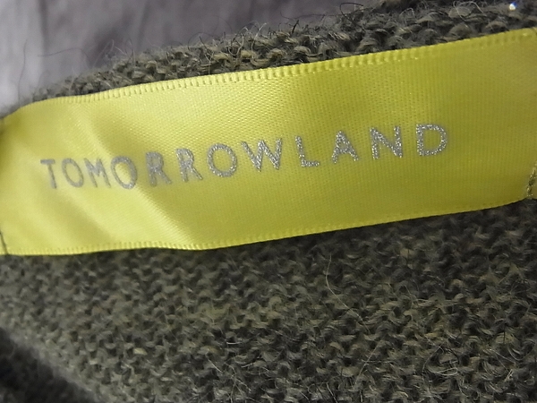 実際に弊社で買取させて頂いたTOMORROWLAND/トゥモローランド 長袖ニット グリーン系/Mの画像 5枚目