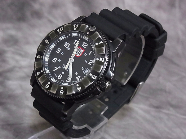 LUMINOX/ルミノックス ナイトホーク 3400 腕時計/黒 F-117の買取実績