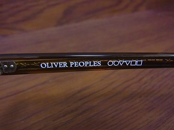 実際に弊社で買取させて頂いたOLIVER PEOPLES/オリバーピープルズ GREGORY PECK/OV5186-1003の画像 4枚目