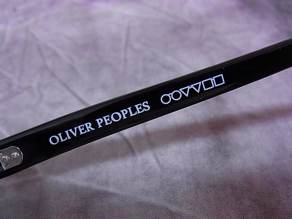 実際に弊社で買取させて頂いたOliver Peoples/オリバーピープルズ セルフレーム OV5186の画像 5枚目