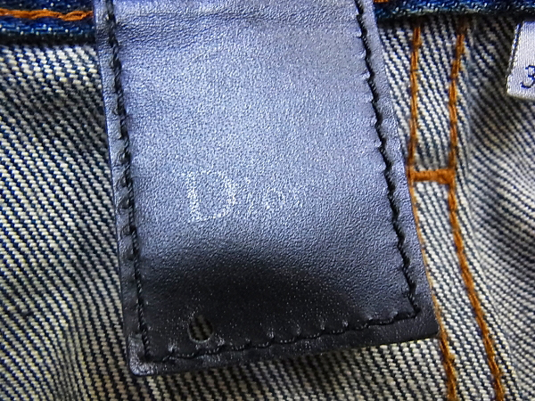 実際に弊社で買取させて頂いたDIOR HOMME/ディオールオム デニム パンツ 5EH1011596/33の画像 2枚目