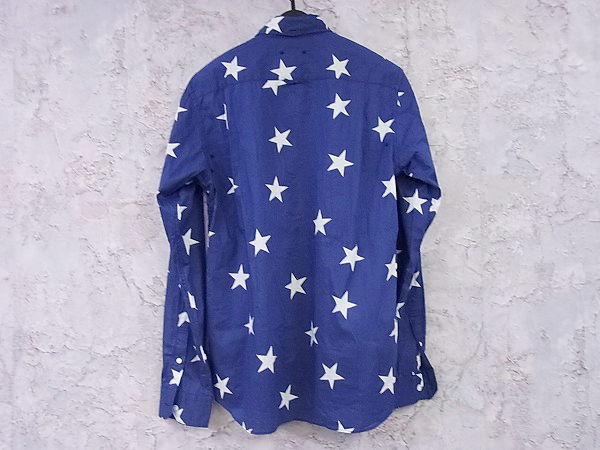 実際に弊社で買取させて頂いたSOPHNET/ソフネット STAR B.D SHIRT 16SS 長袖シャツ 星柄/Sの画像 1枚目