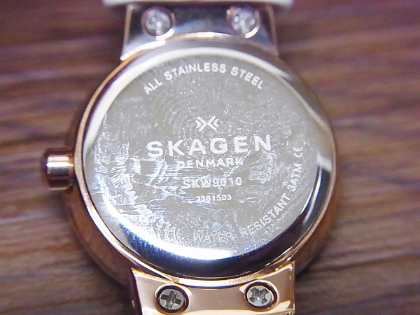 実際に弊社で買取させて頂いたSKAGEN/スカーゲン 日本限定 LIMITED MODEL/腕時計 SKW9010の画像 5枚目