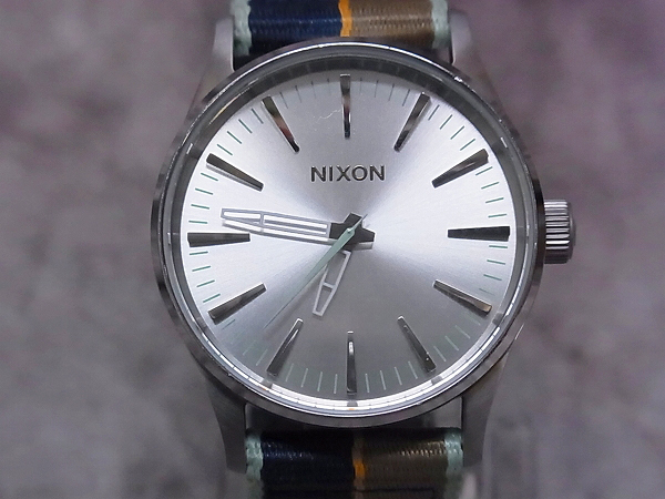 実際に弊社で買取させて頂いたNIXON/ニクソン THE SENTRY 38 アナログ腕時計/ウォッチの画像 1枚目