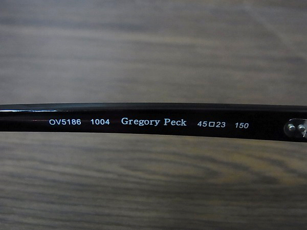 実際に弊社で買取させて頂いたオリバーピープルズ Gregory Peck デミ柄サングラスOV5186-1004の画像 6枚目