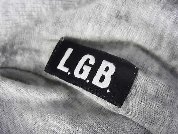 実際に弊社で買取させて頂いたL.G.B/ルグランブルー ロングカーディガン STD 無地 グレー/0の画像 2枚目