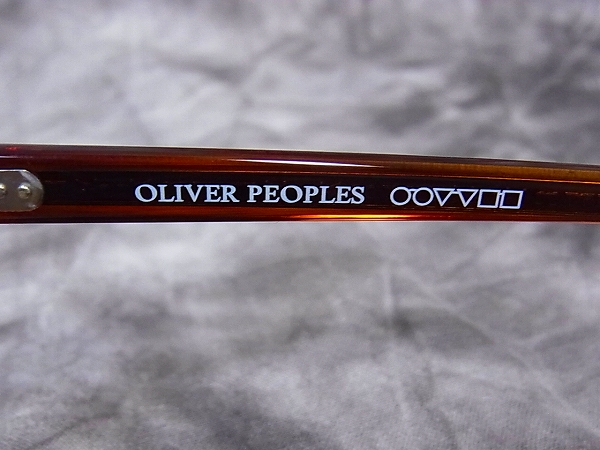 実際に弊社で買取させて頂いたOLIVER PEOPLES/オリバーピープルズ GREGORY PECK/OV5186-1013の画像 5枚目