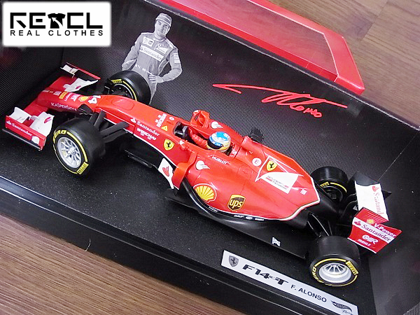 実際に弊社で買取させて頂いたHot Wheels/ホットウィール フェラーリ F14T F.アロンソ 1/18