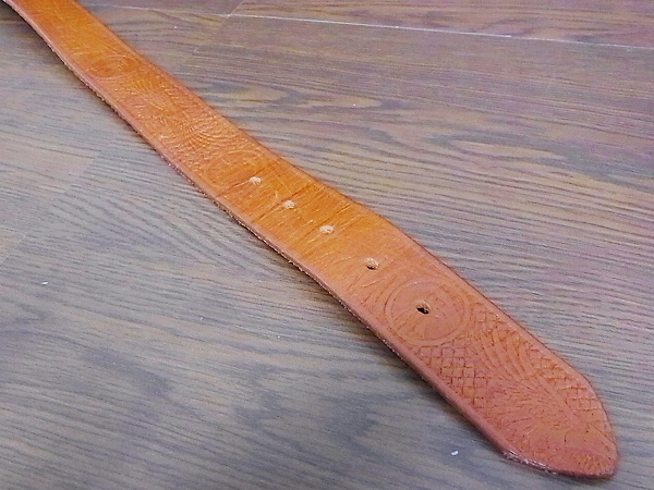 実際に弊社で買取させて頂いたCOOTIE/クーティー Bandit Leather Belt/型押しレザーベルトの画像 3枚目