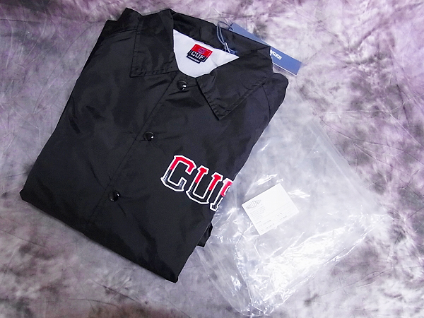 実際に弊社で買取させて頂いたCHALLENGER×HUF オリジナルダブルネームCUF コーチジャケット/Mの画像 6枚目