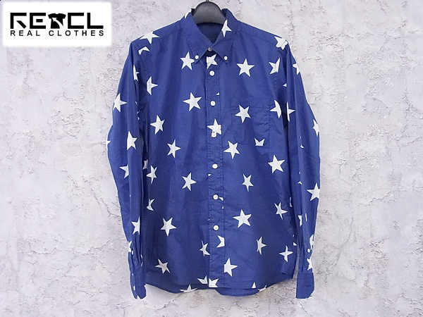 実際に弊社で買取させて頂いたSOPHNET/ソフネット STAR B.D SHIRT 16SS 長袖シャツ 星柄/S