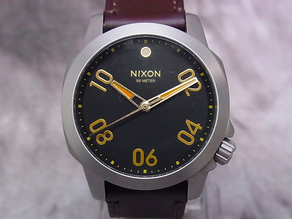 実際に弊社で買取させて頂いたNIXON/ニクソン THE RANGER 40 LEATHER 腕時計/NA471019の画像 1枚目