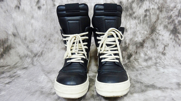 実際に弊社で買取させて頂いたRick Owens/リックオウエンス ジオバスケットスニーカー 43の画像 1枚目