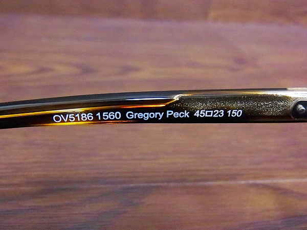 実際に弊社で買取させて頂いたOLIVER PEOPLES Gregory Peck デミ柄サングラス OV5186-1560の画像 6枚目