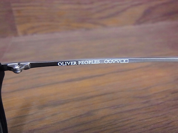 実際に弊社で買取させて頂いたOLIVER PEOPLES/オリバーピープルズ ボストン型メガネ/OV-5265の画像 5枚目