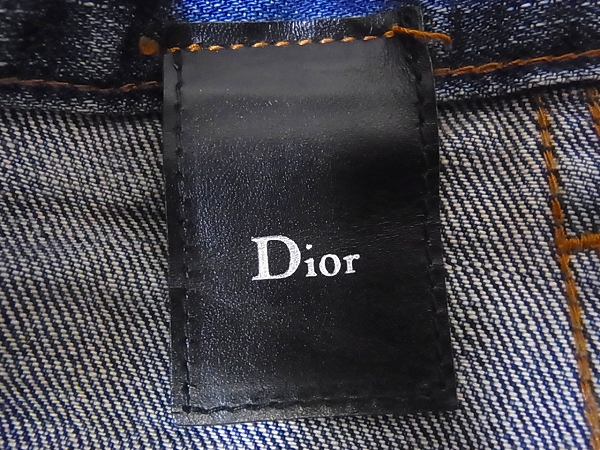 実際に弊社で買取させて頂いたDior homme/ディオール 03AW ラスター期 コーティングデニムの画像 2枚目