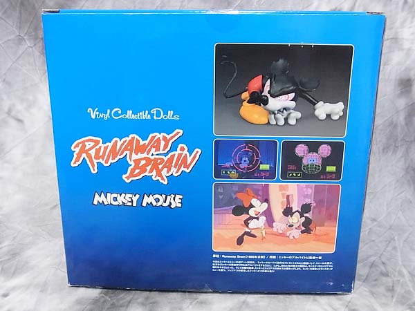 実際に弊社で買取させて頂いた［未開封］MEDICOMTOY×Disney VCD Runaway Brain ミッキー 1/6の画像 3枚目