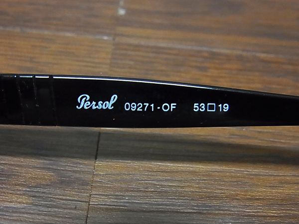 実際に弊社で買取させて頂いたPersol/ペルソール RATTI ラッティ  セルフレーム 09271の画像 4枚目