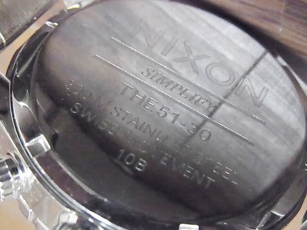 NIXON/ニクソン THE51-30 SIMPLIFY ビッグフェイス 腕時計の買取実績