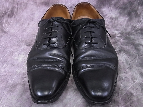 CROCKETT&JONES HALLAM/5057 SHIPS別注ストレートシューズ黒/7Eの買取