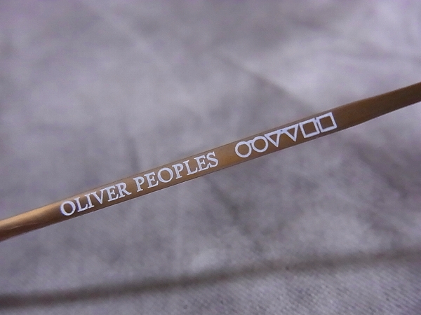 実際に弊社で買取させて頂いたOLIVER PEOPLES/オリバーピープルズ 金属フレーム CV5265の画像 4枚目