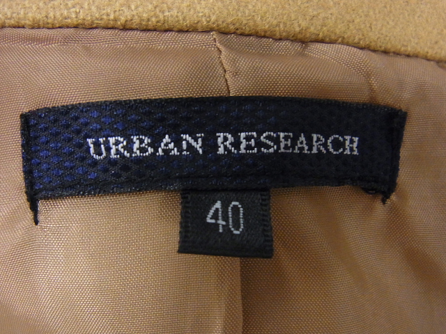 実際に弊社で買取させて頂いたURBAN RESEARCH/アーバンリサーチ シングルボタンコート/40の画像 7枚目