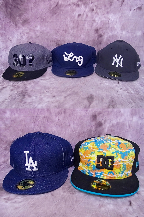 NEW ERA/ニューエラ キャップ/帽子 NY/LA/DC/SO?他 5点セットの買取