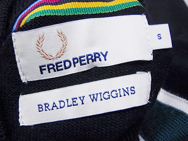 実際に弊社で買取させて頂いたフレッドペリー×BRADLEY WIGGINS ハーフジップメリノセーター/Sの画像 2枚目