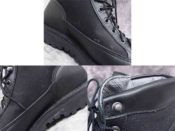 実際に弊社で買取させて頂いたDanner/ダナーライト トレッキングブーツ 黒 31400X/US9.5 の画像 8枚目