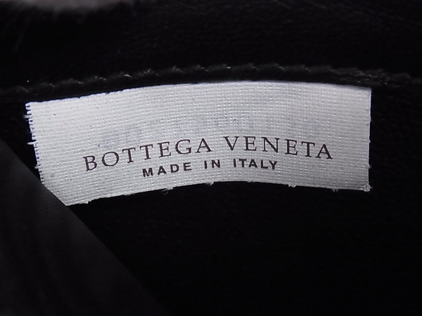 実際に弊社で買取させて頂いたBOTTEGA VENETA/ボッテガ ヴェネタ イントレチャート 黒/財布の画像 8枚目