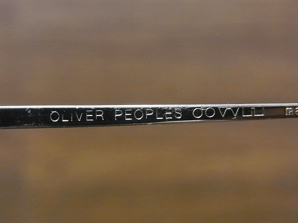 実際に弊社で買取させて頂いたOLIVER PEOPLES/オリバーピープルズ チタンフレーム NITRO の画像 4枚目