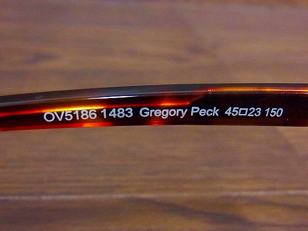 実際に弊社で買取させて頂いたOLIVER PEOPLES/オリバーピープルズ GREGORY PECK/OV5186-1483の画像 6枚目