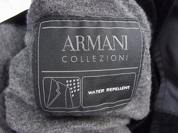 実際に弊社で買取させて頂いたARMANI COLLEZIONI フーデットブルゾン ボリュームネック/52の画像 5枚目