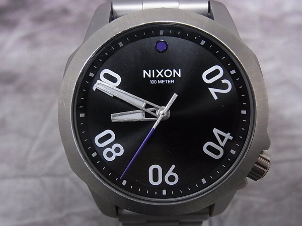 実際に弊社で買取させて頂いたNIXON/ニクソン THE RANGER 401 アナログ/腕時計 シルバーの画像 1枚目