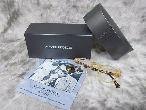 実際に弊社で買取させて頂いたOLIVER PEOPLES Gregory Peck-J/グレゴリーペック 眼鏡フレームの画像 9枚目