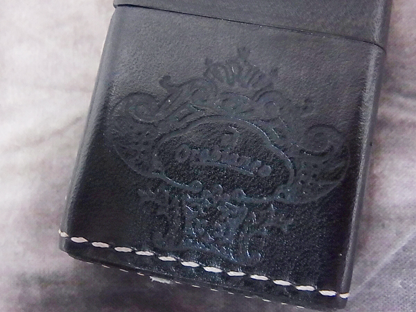 実際に弊社で買取させて頂いたZIPPO/ジッポー Orobianco/オロビアンコ 革巻き 2009年製の画像 6枚目