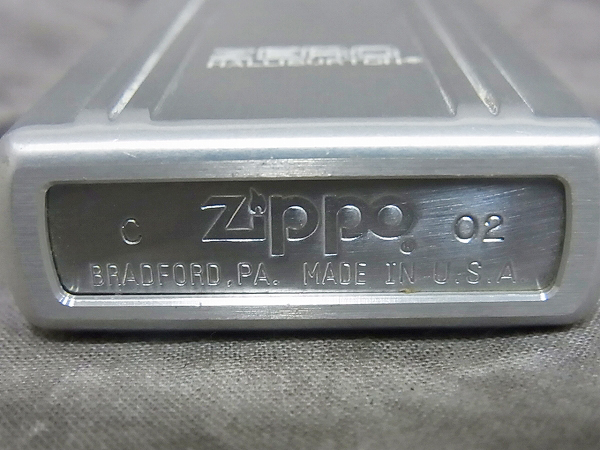 実際に弊社で買取させて頂いたZIPPO/ジッポー ZERO HALLIBURTON/ゼロハリバートン 02年製の画像 3枚目