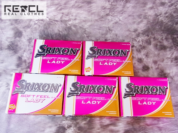 実際に弊社で買取させて頂いたSRIXON/スリクソン SOFT FEEL LADY ピンク/ホワイト 5点SET