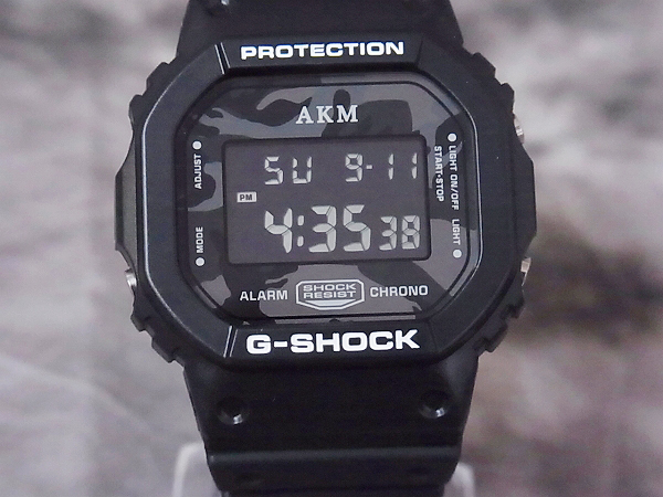 実際に弊社で買取させて頂いたG-SHOCK/G-ショック×AKM 15AW-16SS 10周年モデル DW-5600Eの画像 1枚目