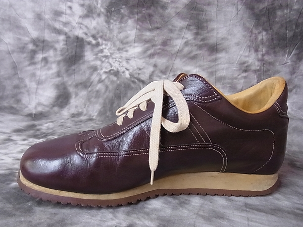 実際に弊社で買取させて頂いたSANTONI/サントーニ メンフィス レザー/革靴 スニーカー/茶/6.5の画像 3枚目