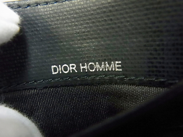 実際に弊社で買取させて頂いたDIOR HOMME/ディオールオム トロッター柄 カードケース/名刺入の画像 5枚目