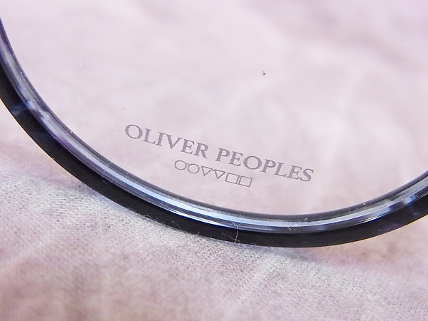 実際に弊社で買取させて頂いたOLIVER PEOPLES CordingDNMコンビネーションフレームデモレンズの画像 9枚目