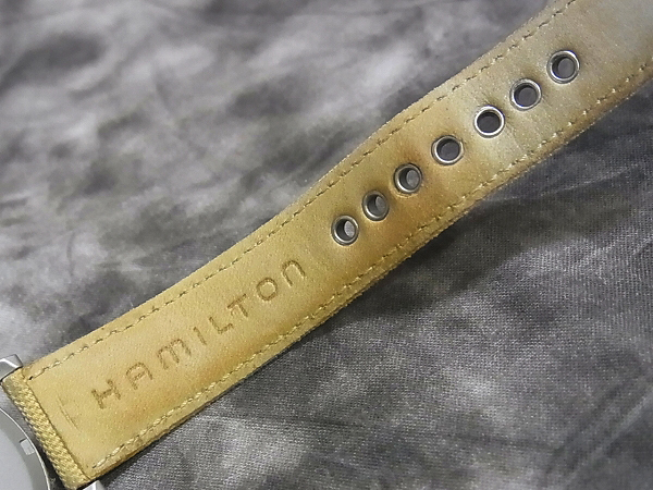 実際に弊社で買取させて頂いたHAMILTON/ハミルトン KHAKI/カーキ アナログ クォーツ腕時計の画像 6枚目