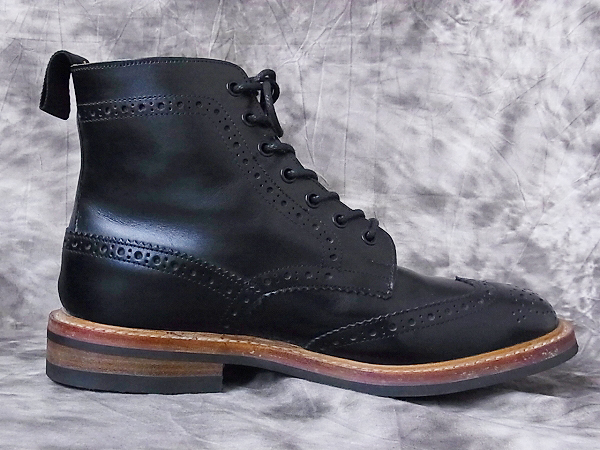 実際に弊社で買取させて頂いたTricker's/トリッカーズ カーフレザー/ウィングチップM2508/7.5の画像 3枚目