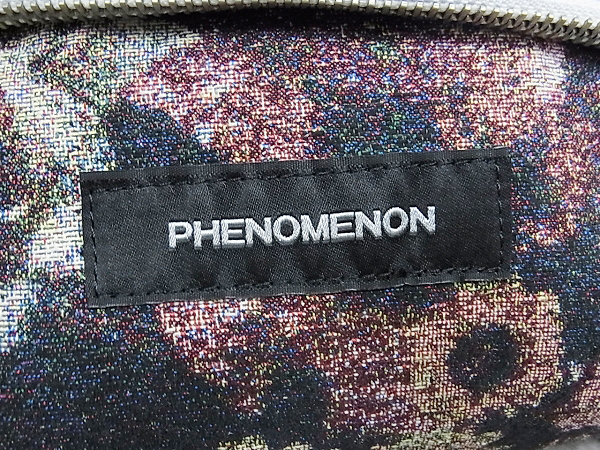 実際に弊社で買取させて頂いたPHENOMENON×PORTER フラワー柄 ファスナー クラッチバッグ 13SSの画像 3枚目