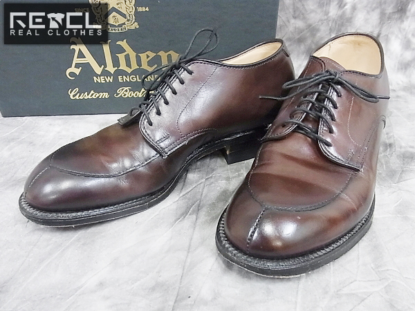 実際に弊社で買取させて頂いたALDEN モディファイド Vチップ ビジネスシューズ 54441/5 1/2